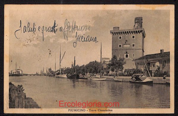 ad8288 - CARTOLINA D'EPOCA - Roma Provincia - Fiumicino