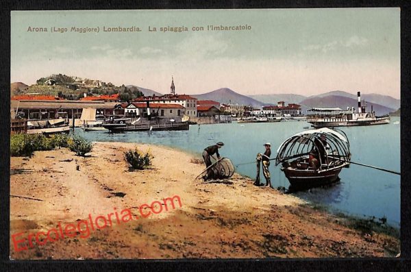 ah3963 - CARTOLINA D'EPOCA - Novara Provincia - Arona