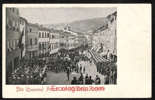 ae0497 - CARTOLINA  D'EPOCA - Arezzo Provincia - Stia