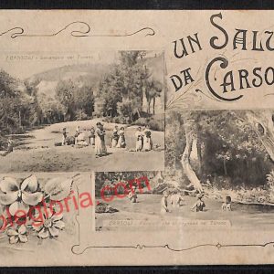 ag5484 - CARTOLINA D'EPOCA - L'Aquila Provincia - Carsoli