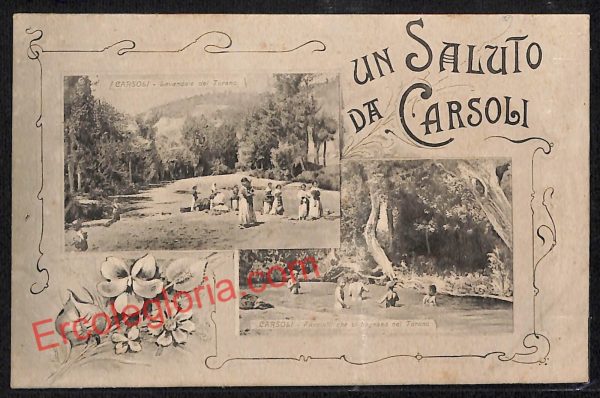 ag5484 - CARTOLINA D'EPOCA - L'Aquila Provincia - Carsoli