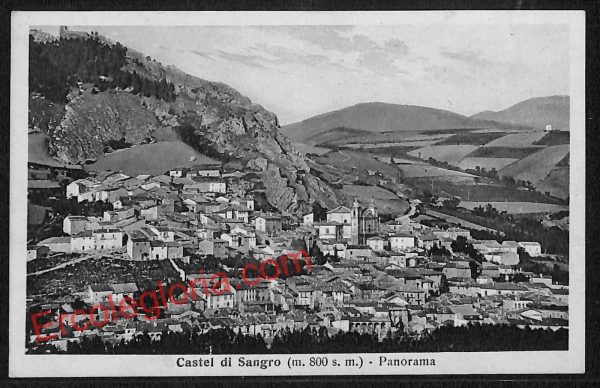 ag5485 - CARTOLINA D'EPOCA - L'Aquila Provincia - Castel di Sangro