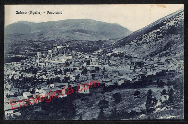 ag5490 - CARTOLINA D'EPOCA - L'Aquila Provincia - Celano  1933
