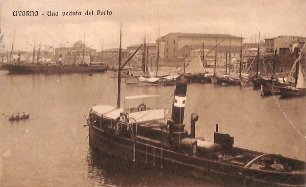 ac7242 - CARTOLINA D'EPOCA - Livorno Città -  Il Porto