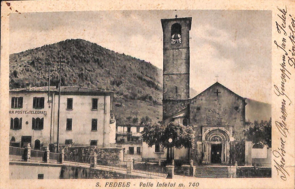 ab6510 - CARTOLINA  D'EPOCA - Como Provincia : SAN FEDELE