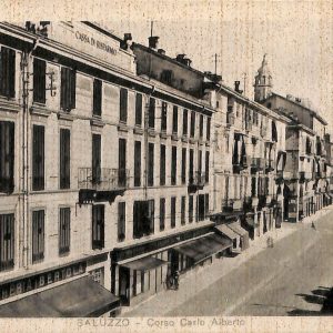 ab4737 -  CARTOLINA  D'EPOCA -  Cuneo Provincia -  SALUZZO