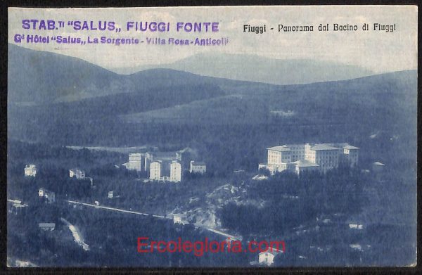 ad8296 - CARTOLINA D'EPOCA - Roma Provincia - Fiuggi   1913