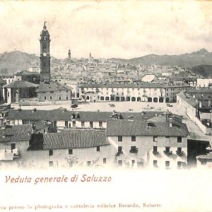 ab4743 -  CARTOLINA  D'EPOCA -  Cuneo Provincia -  SALUZZO