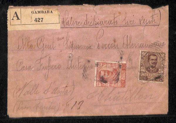 ad0374 - Italia Regno - Storia Postale - Busta
