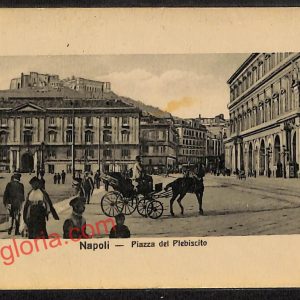 ag9840 - CARTOLINE D'EPOCA - Napoli Citta - Piazza del Plebiscito