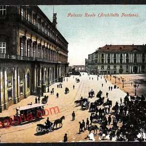 ag9841 - CARTOLINE D'EPOCA - Napoli Citta - Palazzo Reale