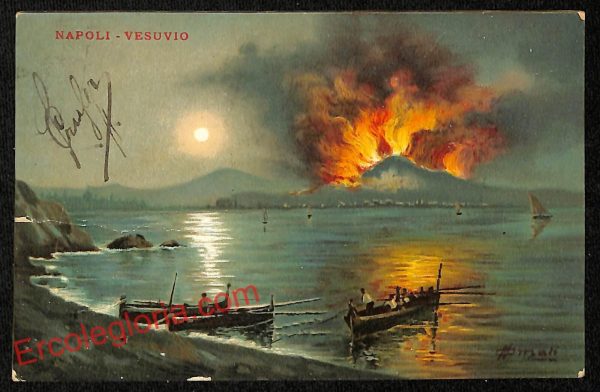 ag9848 - CARTOLINE D'EPOCA - Napoli Citta - Vesuvio