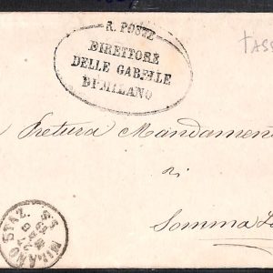 ad0378 - Italia Regno - Storia Postale - Busta   Prefilatelica  1869