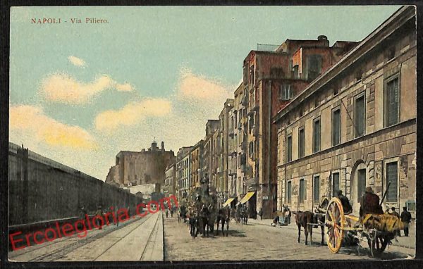 ag9849 - CARTOLINE D'EPOCA - Napoli Citta - Via Piliero