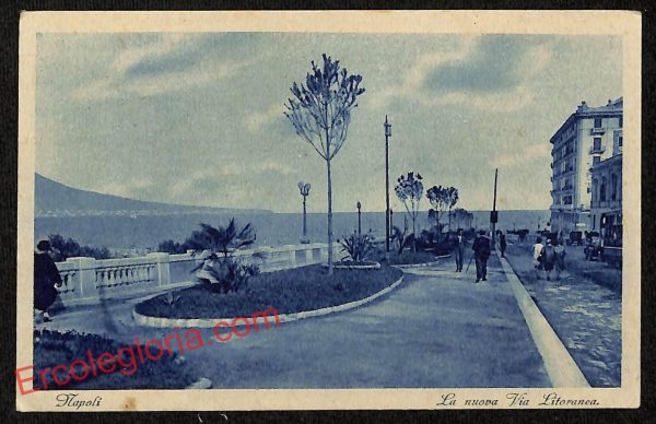 ag9851 - CARTOLINE D'EPOCA - Napoli Citta - Via Litoranea