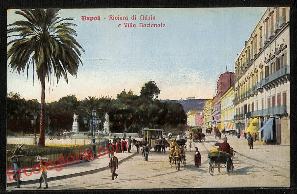 ag9857 - CARTOLINE D'EPOCA - Napoli Citta - Villa Nazionale