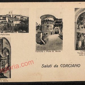 ag2137 - CARTOLINA D'EPOCA - Grosseto Provincia - Corciano  1930