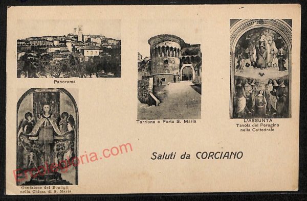 ag2137 - CARTOLINA D'EPOCA - Grosseto Provincia - Corciano  1930