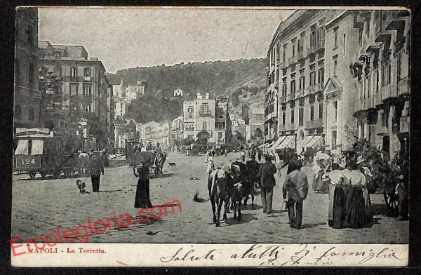 ag9859 - CARTOLINE D'EPOCA - Napoli Citta - La Torretta