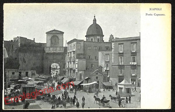 ag9862 - CARTOLINE D'EPOCA - Napoli Citta - Porta Capuana