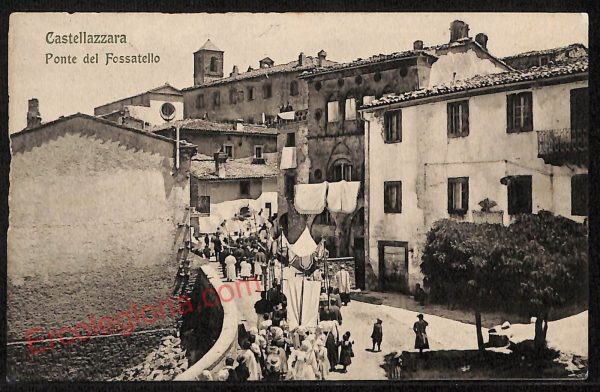 ag2139 - CARTOLINA D'EPOCA - Grosseto Provincia - Castell'Azzara  1917