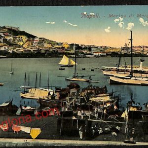ag9864 - CARTOLINE D'EPOCA - Napoli Citta - Marina di Mergellina