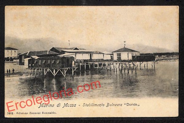 ag8046 - CARTOLINA D'EPOCA - Massa Carrara Provincia - Marina di Massa