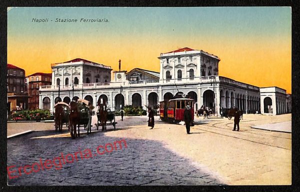 ag9866 - CARTOLINE D'EPOCA - Napoli Citta - Stazione Ferroviaria