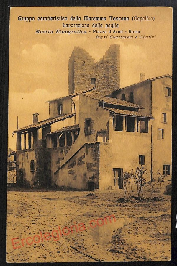 ag2141 - CARTOLINA D'EPOCA - Grosseto Provincia - Capalbio  1911