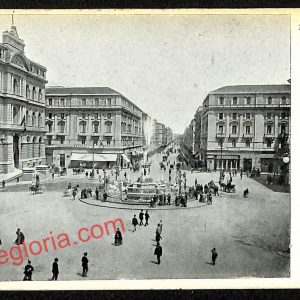 ag9867 - CARTOLINE D'EPOCA - Napoli Citta - Piazza della Borsa
