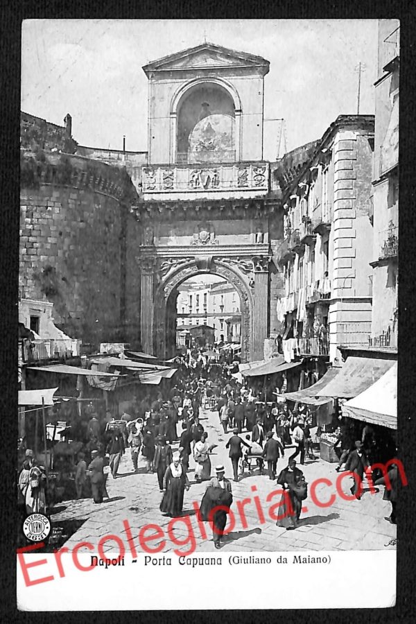ag9869 - CARTOLINE D'EPOCA - Napoli Citta - Porta Capuana
