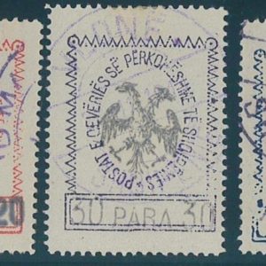 P3978 - ALBANIA , YVERT 20/24 , VERY LIGHTLY USED