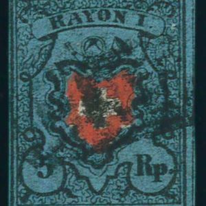 P2715 A - SWITZERLAND SBHV CAT. 15 II, LIGHTLY USED 4 MARGINS