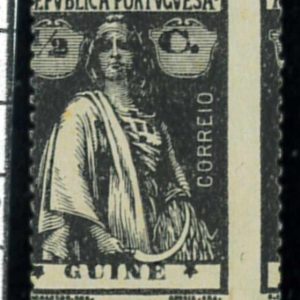 P3987 C - PORTUGUESE GUINEA , YVERT 166 , MNH, SHIFTED VARIETY.