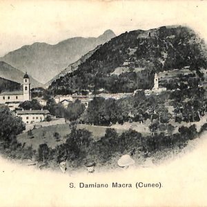 ab4789 -  CARTOLINA  D'EPOCA -  Cuneo Provincia -  S. DOMIANO MACRA 1901