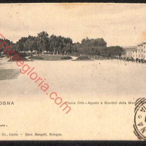 ae2372 - CARTOLINA  D'EPOCA - Bologna Città - Piazza Otto