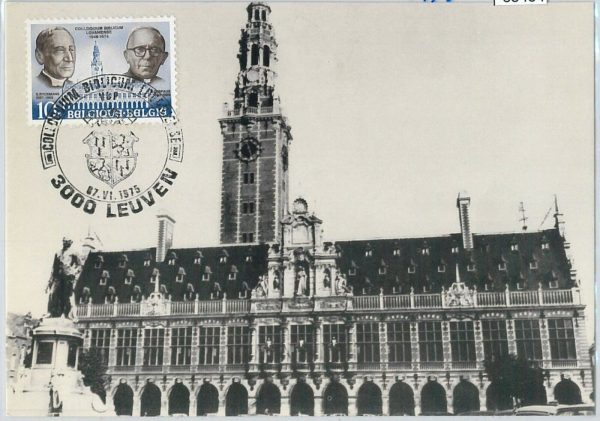 63464 -  BELGIUM - POSTAL HISTORY: MAXIMUM CARD 1975 -  ARCHITECTURE