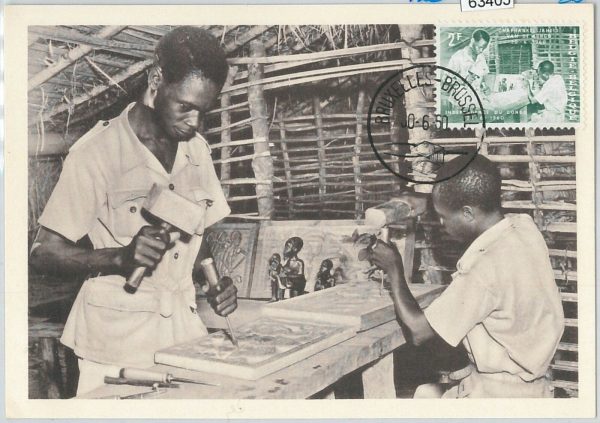 63405 -  BELGIUM - POSTAL HISTORY: MAXIMUM CARD 1960 -  INDEPENDENCE of CONGO