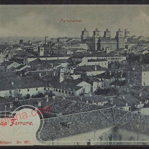 ae6055 - CARTOLINA D'EPOCA - Ferrara Città - Panorama  1889