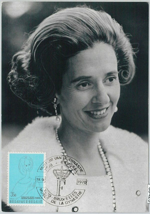 63425 -  BELGIUM - POSTAL HISTORY: MAXIMUM CARD 1970 -  ROYALTY