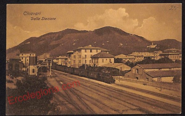 ag1222 - CARTOLINA D'EPOCA - Genova Provincia - Chiavari  1911
