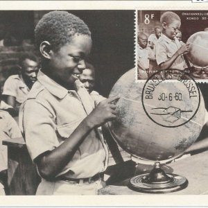63401 -  BELGIUM - POSTAL HISTORY: MAXIMUM CARD 1960 -  INDEPENDENCE of CONGO