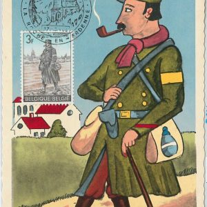 63852 - BELGIUM - POSTAL HISTORY: MAXIMUM CARD 1968 -  Postman SMOKING