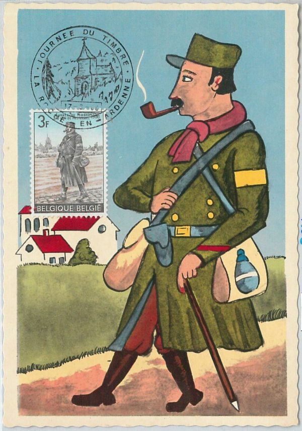 63852 - BELGIUM - POSTAL HISTORY: MAXIMUM CARD 1968 -  Postman SMOKING