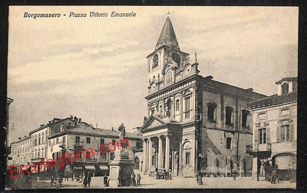 ah3966 - CARTOLINA D'EPOCA - Novara Provincia - Borgomanero