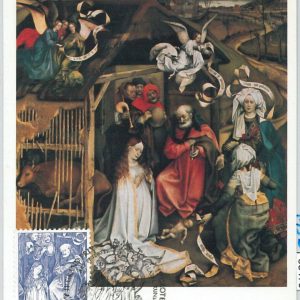 63479 -  BELGIUM - POSTAL HISTORY: MAXIMUM CARD 1976 -  ART Christmas