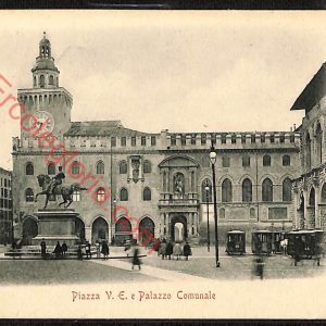 ae2374 - CARTOLINA  D'EPOCA - Bologna Città - Piazza Vittorio Emanuele