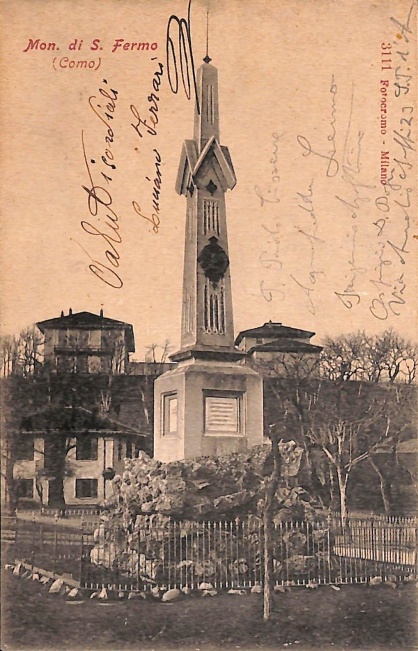 ab6516 - CARTOLINA  D'EPOCA - Como Provincia : SAN FERMO