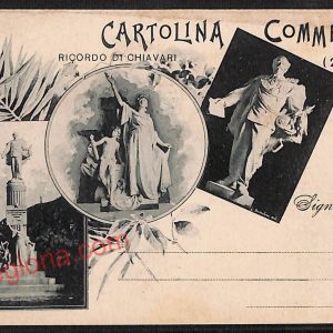 ag1223 - CARTOLINA D'EPOCA - Genova Provincia - Chiavari