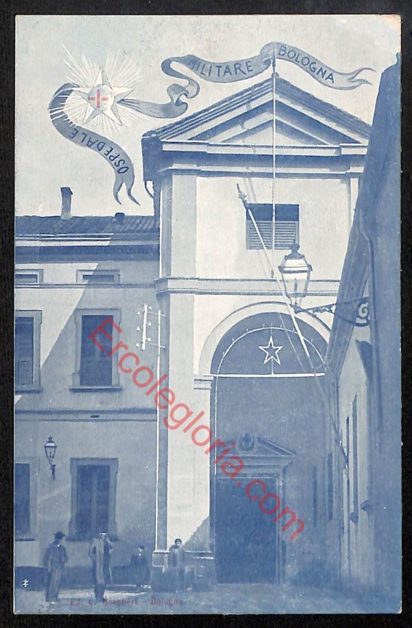 ae2379 - CARTOLINA  D'EPOCA - Bologna Città - Ospedale di Militare